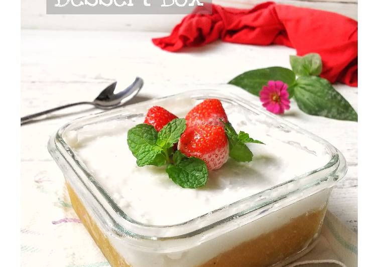 !DICOBA Resep Talam Singkong Lumer Dessert Box menu kue harian