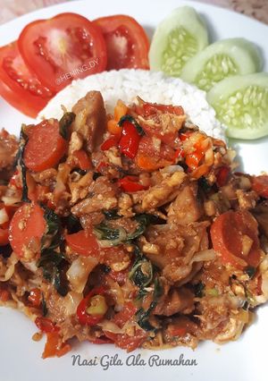 Foto resep Nasi Gila Ala Rumahan