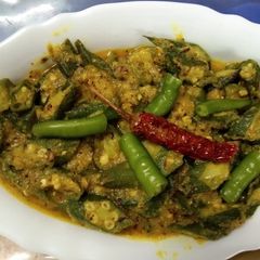 A picture of Sorse Bhindi Chorchori.