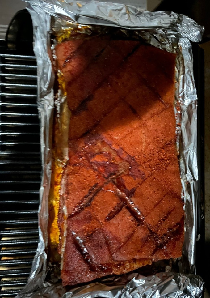 Una foto de Pork belly / panceta a la gran p