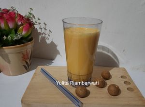 Foto resep 340. Jus Wortel Buah Klengkeng