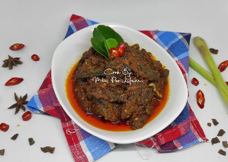 Resep Rendang Paru yang Lezat Sekali