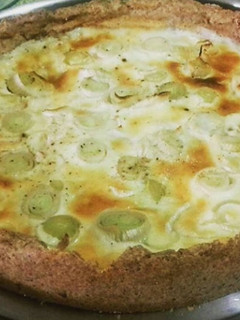 Foto de Quiche integral de alho poró