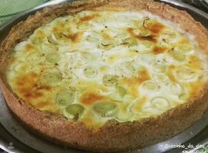 Foto de Quiche integral de alho poró