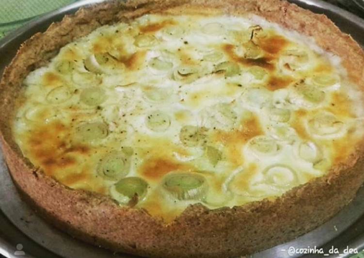 How to Prepare Quick Quiche integral de alho poró