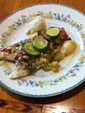 Pescado al horno estilo mediterráneo
