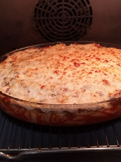 Una foto de Macarrones con bechamel
