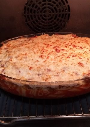 Una foto de Macarrones con bechamel