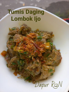 Foto resep Tumis Daging Lombok Ijo