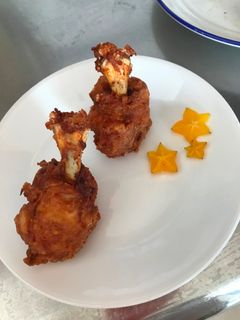 Una foto de Colombinas de pollo pasa bocas