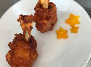 Una foto de Colombinas de pollo pasa bocas