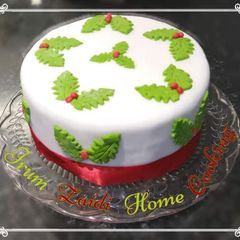 A picture of 🎄🎂❄☃️Christmas Cake (Fruit Cake)☃️❄🎂🎄.
