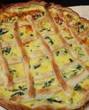 Tarta de espinacas con queso