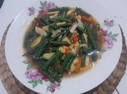 Gambar oseng putren kacang panjang