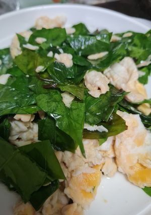 รูปของ ผักเหลียงผัดไข่
