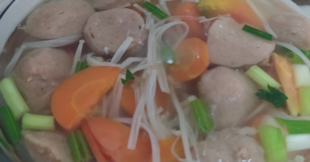 489 resep sup jamur enoki enak dan sederhana - Cookpad