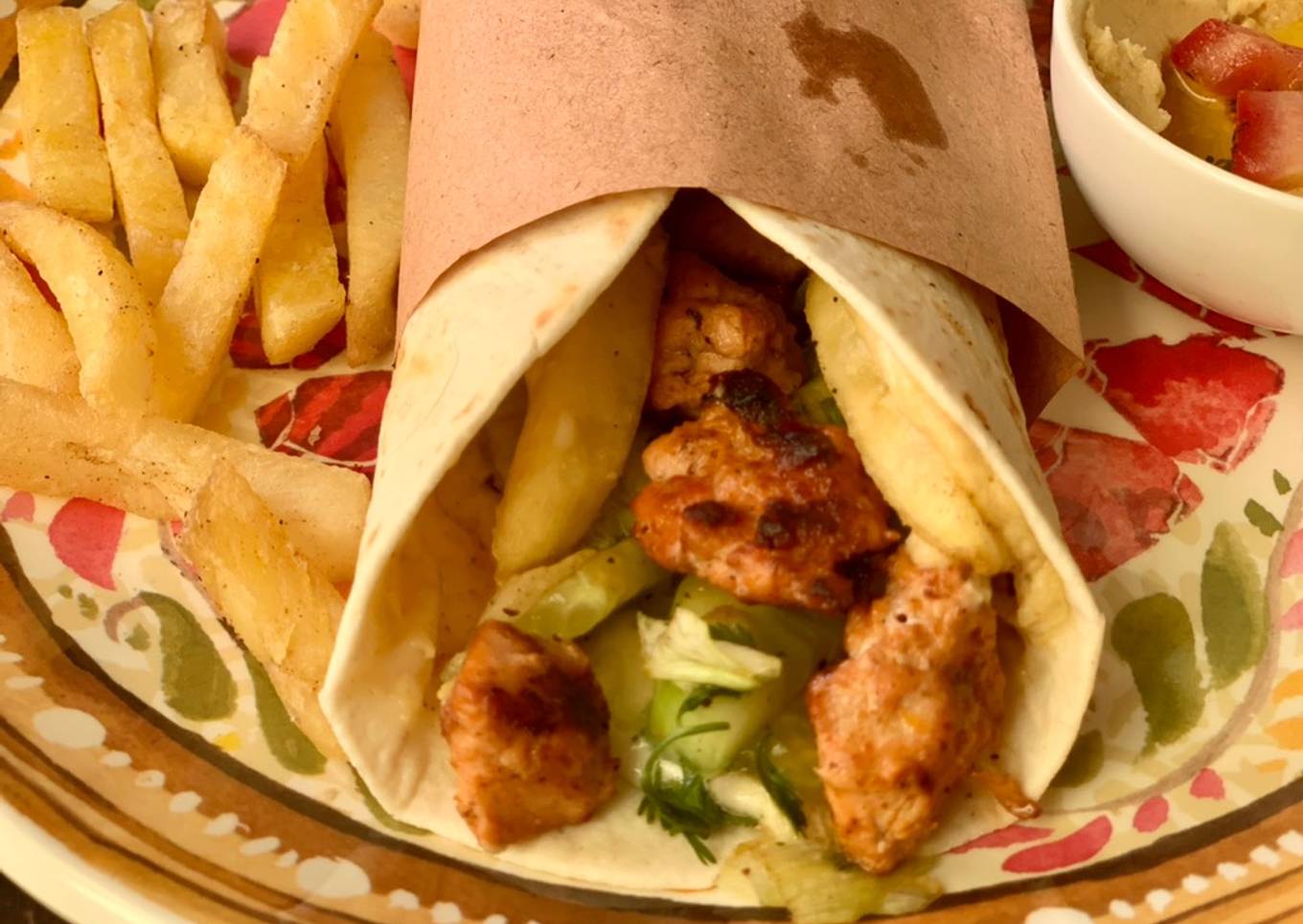 Chicken tikka wrap