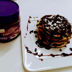 A picture of Choco bliss pancakes.