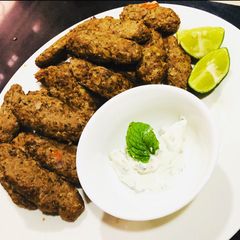 Beef kofta A picture of Beef kofta.