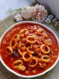 Cumi Asam Manis Terung Asam (Rimbang/Terung Dayak)