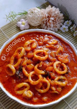Foto resep Cumi Asam Manis Terung Asam (Rimbang/Terung Dayak)