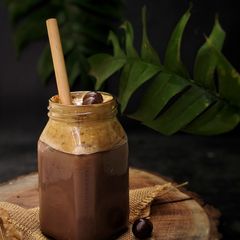 Chocolate Milk Dalgona A picture of Chocolate Milk Dalgona.