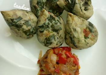 Easiest Way to Recipe Appetizing Spinach moi moi