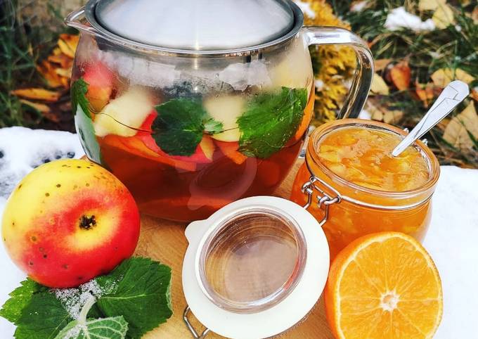 Конфитюр из белого грейпфрута и апельсина