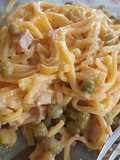 Tallarines con salsa Carusso
