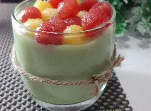 Foto resep Puding Melon (Gelatin bubuk)