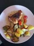 Pollo al horno con cerveza