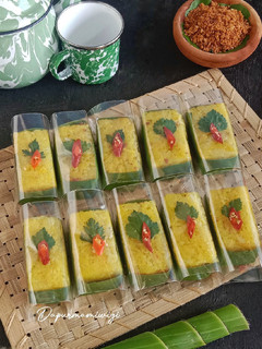Foto resep Lemper Abon kuning