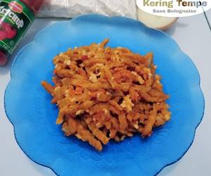 Resep Terbaru Kering Tempe Saus Bolognaise Enak Bergizi