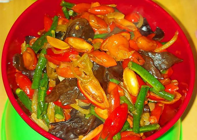 Resep Oseng kulit mlinjo yang Lezat