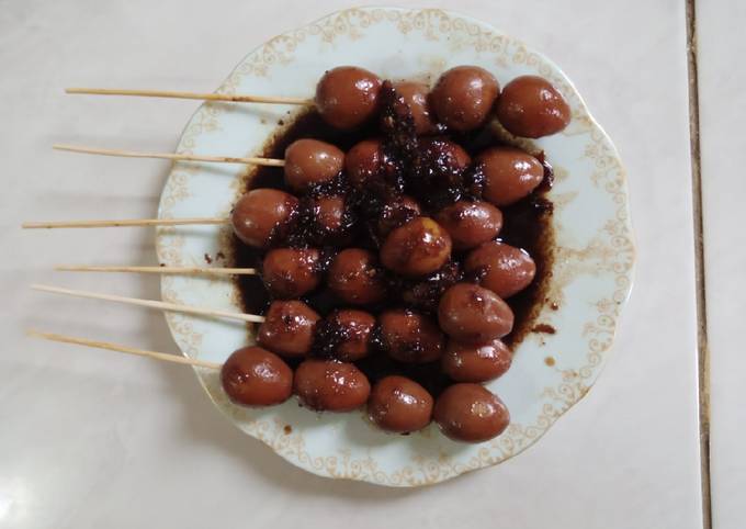 Sate telur puyuh