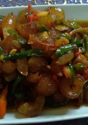 Foto resep Kikil oseng cabe ijo