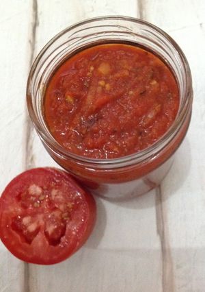 Una foto de Salsa de tomate 🍅 italiana básica