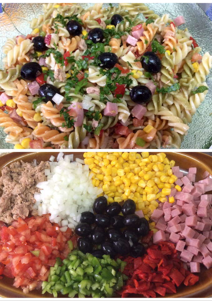 Una foto de Ensalada de pasta🥗