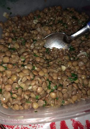Una foto de Lentejas al escabeche