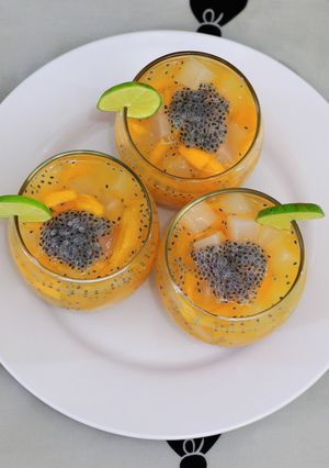 Foto resep Es Serbat Mangga Segar