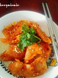 รูปของ ข้าวหน้าหมูบาร์บีคิว