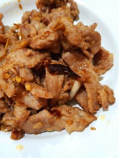 รูปของ หมูผัดกะปิใส่พริกแห้ง