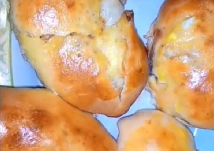 Easiest Way to Make Perfect Chicken Cheesy Bun