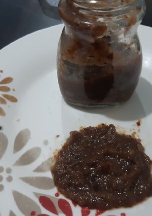 Una foto de Mermelada de manzana con pasas