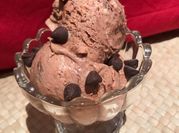 A picture of brownies with ice cream