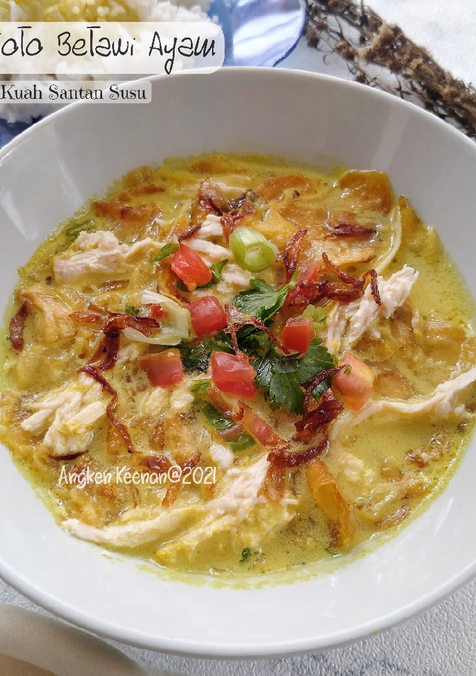 Foto resep Soto Betawi Ayam (Kuah Santan Susu lezat)