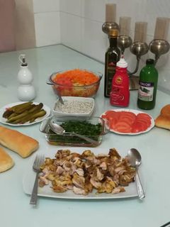 عکسی از دستور دونر کباب (کباب ترکی) خانگی