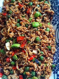 Foto resep Tumis oncom teri pete