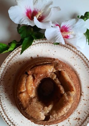 Una foto de Budín o Cake de banana, ideal para compartir