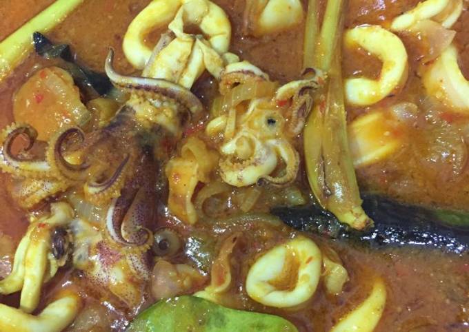 Resep Cumi Saus Padang, Lezat Sekali